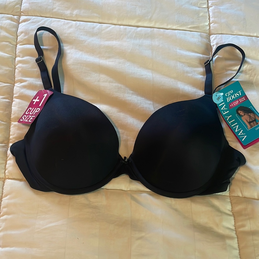 Black convertible push up bra